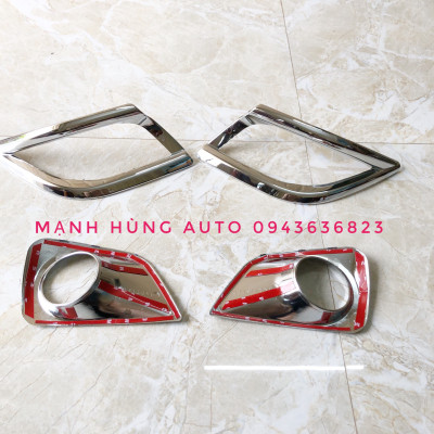 ỐP CHÓA ĐÈN TRƯỚC, SAU VIOS 2015-2016-2017-2018 MẠ CROM