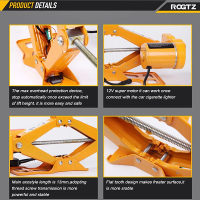 Bộ nâng kích gầm điện ô tô, xe hơi công suất 120W, điện áp 12V, tải trọng 3000 kg TY-42EJ