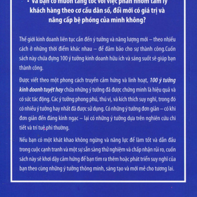 100 Ý Tưởng Kinh Doanh Tuyệt Hay