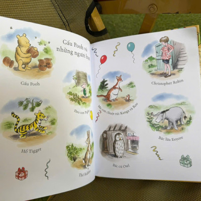 (Bìa cứng) GẤU POOH VÀ BỮA TIỆC – Jeanne Willis – Nhân Dân Books - NXB Văn Học