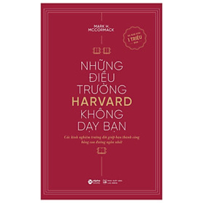 (Tái bản 2024) NHỮNG ĐIỀU TRƯỜNG HARVARD KHÔNG DẠY BẠN - Cách Kinh Nghiệm Trường Đời Giúp Bạn Thành Công Bằng Con Đường Ngắn Nhất - Mark H. McCormack - Alpha Books