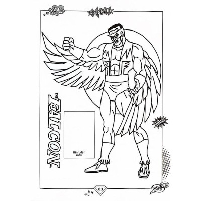 Dán hình và tô màu