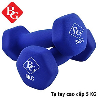 Bộ 2 tạ tay BG 5KG model Q304 - Q314 cao cấp Tập Gym (hàng nhập khẩu)