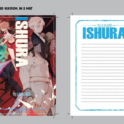 Sách - Ishura - Tu La Dị Giới - Tập 3 - Sự Câm Lặng Chết Chóc - Tặng Kèm Postcard + Thẻ Card Phủ Nhũ