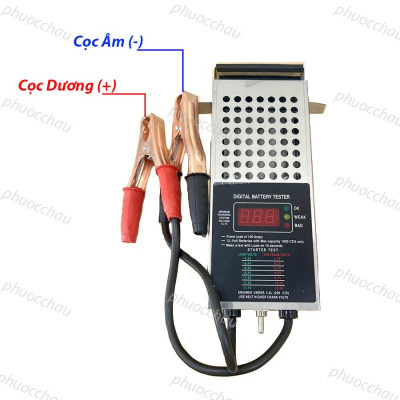 Thiết bị kiểm tra bình ắc quy BLT125 đồng hồ điện tử dành cho xe máy, ô tô , máy kiểm tra bình ắc quy lên đến 200Ah, nhanh chóng, tiện lợi chính xác