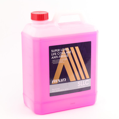 Nước Làm Mát Động Cơ Màu Hồng AISIN Super Long Life Coolant 50% 4 Lít SCPM50A4LPK - Nhập Khẩu Chính Hãng