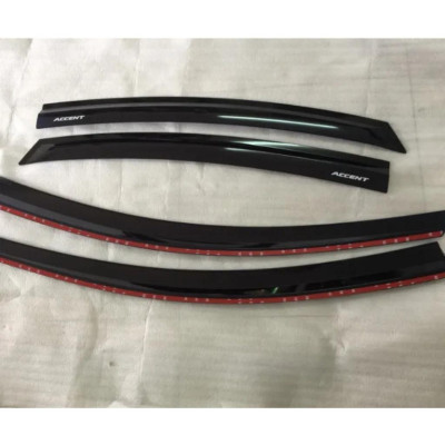 Vè Che Mưa Xe Hyundai Aceent 2019 - 2023 Cao cấp, nhựa đen bóng, che nắng, che mưa khi xuống kính