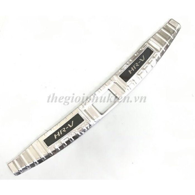 BỘ SẢN PHẨM Nẹp bước chân và ốp chống trầy cốp Honda HRV, HR-V - Mẫu Inox