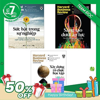 Trạm Đọc Official | Harvard Business Review Phát Triển Sự Nghiệp : Xây dựng tổ chức học tập + Sáng tạo dưới áp lực + Sức bật trong sự nghiệp