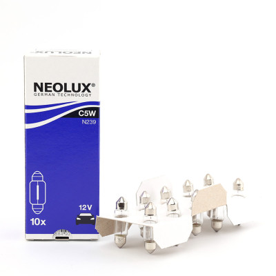 Combo 10 Bóng Đèn Cana Ngắn Trung Dài OSRAM NEOLUX Lắp Đèn La Phông, Đèn Trần Xe Ô tô Du Lịch, Xe Tải - Nhập Khẩu Chính Hãng