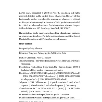 Davos Man: How The Billionaires Devoured The World