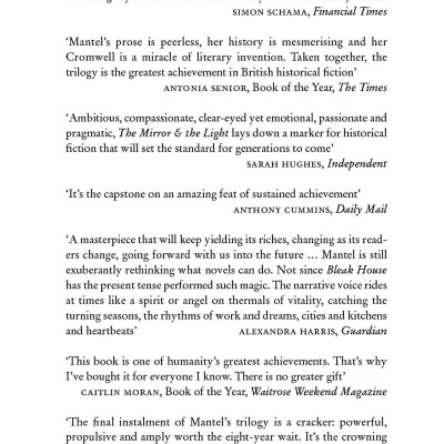 The Mirror & The Light