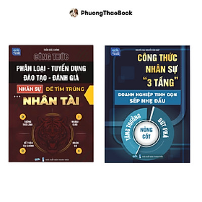 COMBO 2 CUỐN: Tuyển dụng tìm trúng nhân tài , Công Thức Nhân Sự 3 Tầng