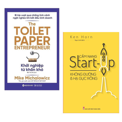 Combo Sách Kỹ Năng Khởi Nghiệp Thành Công: Khởi Nghiệp Từ Khốn Khó - Bí Quyết Vượt Qua Những Tình Cảnh Ngặt Nghèo Khi Bắt Đầu Kinh Doanh + Cẩm Nang Start-Up Không Đường Và Hạ Gục Rồng / Những Kỹ Năng Thật Sự Cần Thiết Khi Bắt Đầu Kinh Doanh