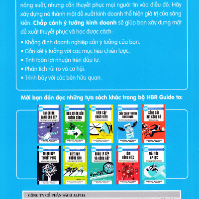 HBR Guide To - Chắp Cánh Ý Tưởng Kinh Doanh ( Tặng Kèm Bookmark Tuyệt Đẹp )