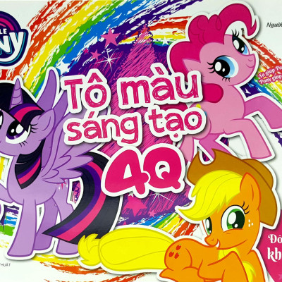Bộ Sách My Little Pony - Tô Màu Sáng Tạo 4Q (Bộ 4 Cuốn)