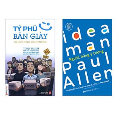 Combo Tỷ Phú Bán Giày + Khởi Nghiệp Công Nghệ - Người Hùng Ý Tưởng 