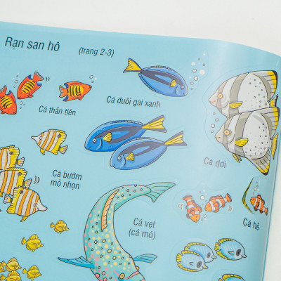 First Sticker Book - Sách dán hình đầu đời cho bé - Đại dương