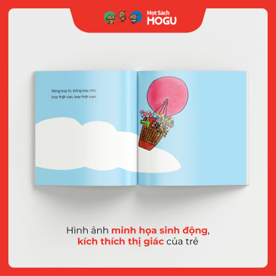 Truyện Ehon bé 1-2-3 tuổi - Bóng bay lơ lửng