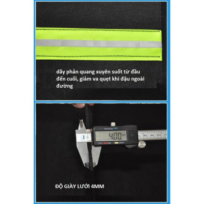 Quây Chống Chuột Ô Tô Hàng Loại Tốt, Chân Inox304, Dày Dặn Dải Phản Quang Xanh