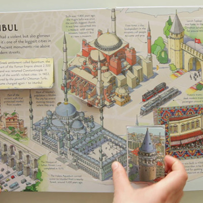Sách tương tác tiếng Anh - Usborne See Inside Great Cities
