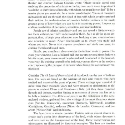 The 48 Laws Of Power