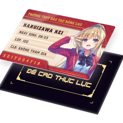 Sách - Chào Mừng Đến Lớp Học Đề Cao Thực Lực - Tập 9 - Bản Giới Hạn - Tặng Kèm Box + ID Card + Standee