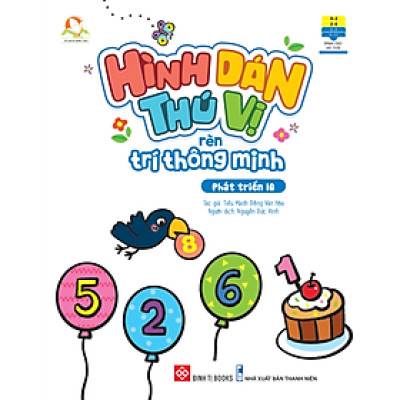 Sách - Hình dán thú vị, rèn trí thông minh - Combo 10 chủ đề phát triển tư duy cho trẻ - Đinh Tị Books