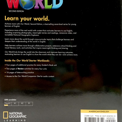 Our World Starter Workbook 2nd Edition (American English)