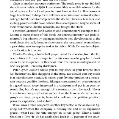 One Up On Wall Street: How To Use What You Already Know To Make Money In The Market