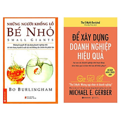Combo Sách Kỹ Năng Kinh Doanh: Những Người Khổng Lồ Bé Nhỏ + Để Xây Dựng Doanh Nghiệp Hiệu Quả