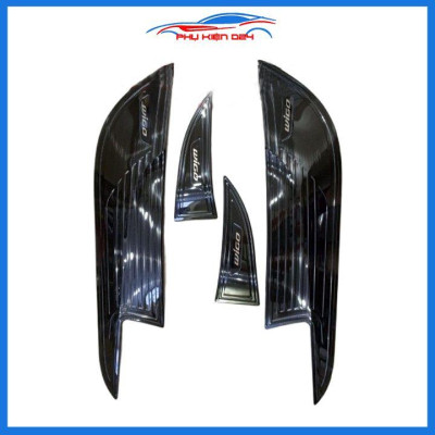 Ốp tapli Wigo 2018-2019-2020-2021-2022 vân titan chống xước va đập khi mở cửa và làm đẹp xe