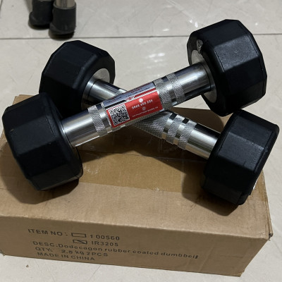 Tạ tay bọc cao su Iron Grip 12.5kg 1 quả T THIEN TRUONG SPORT 