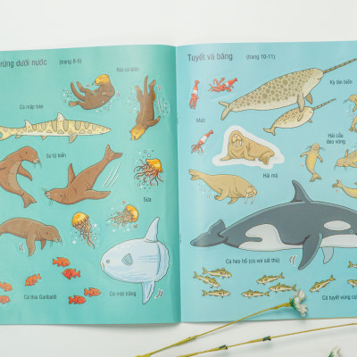 First Sticker Book - Sách dán hình đầu đời cho bé - Đại dương