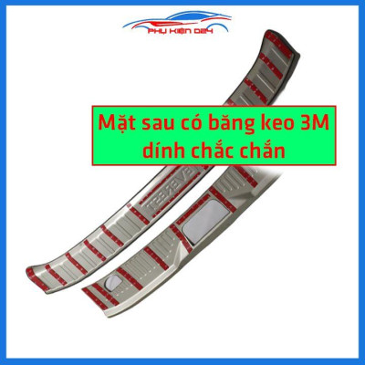 Ốp chống trầy cốp Everest 2017-2018-2019-2020-2021-2022 inox sáng bóng bảo vệ xe chống va đập