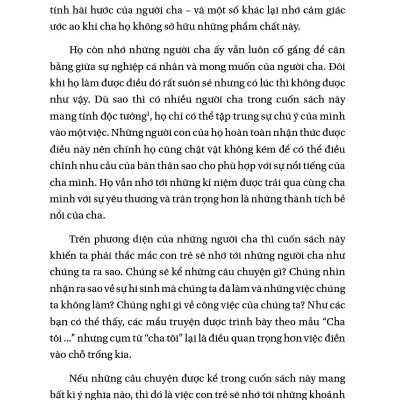 Với Tôi Cha Chỉ Là Cha - Những Câu Chuyện Trưởng Thành Cùng Người Cha Nổi Tiếng