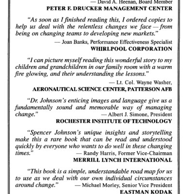 Who Moved My Cheese? - Ai Lấy Miếng Pho Mát Của Tôi