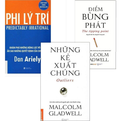 Combo Những Kẻ Xuất Chúng + Điểm Bùng Phát + Phi Lý Trí (Tặng kèm Bookmark)