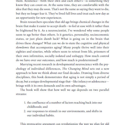 The Changing Mind: A Neuroscientist