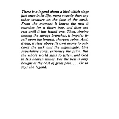 The Thorn Birds