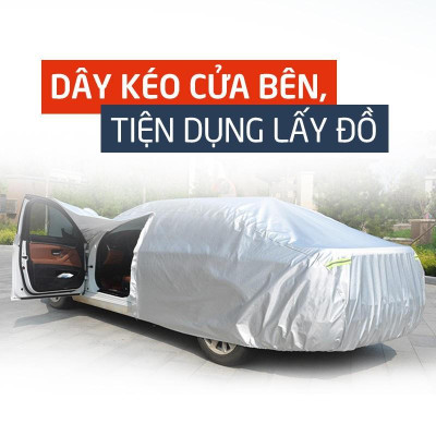 Bạt phủ trùm bảo vệ xe ô tô Honda Accord , bạt vải dù Oxford đậy bao trùm xe oto sedan 5 chỗ