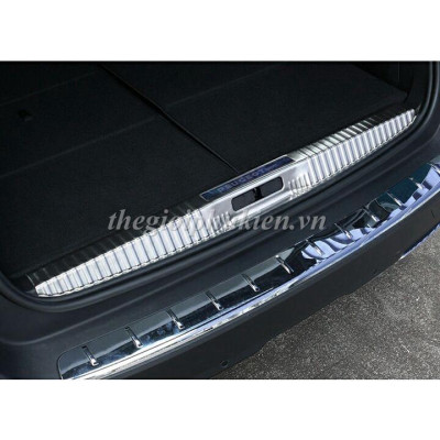 BỘ SẢN PHẨM Nẹp bước chân và ốp chống trầy cốp Peugeot 5008 - Mẫu Inox