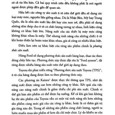 Phương Thức Toyota : Câu Chuyện Về Đội Nhóm Tuyệt Mật Đã Làm Nên Thành Công Của Toyota