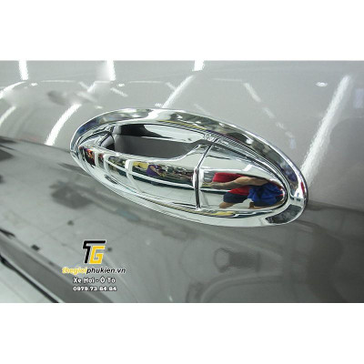 Bộ ốp tay nắm cửa, hõm cửa xe Ford Ecosport 2014-2020 mạ Crom