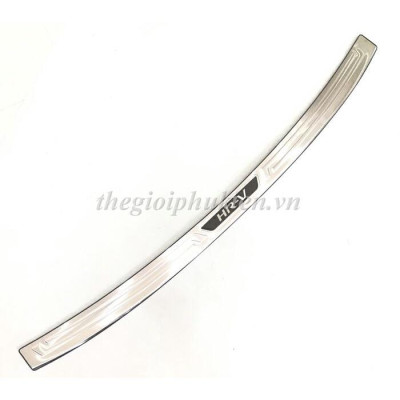 BỘ SẢN PHẨM Nẹp bước chân và ốp chống trầy cốp Honda HRV, HR-V - Mẫu Inox