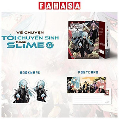 Sách - Về Chuyện Tôi Chuyển Sinh Thành Slime - Tập 6 - Tặng Kèm Bookmark + Postcard