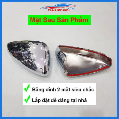 Ốp gương Mazda 2 mạ crom bảo vệ chống trầy trang trí làm đẹp xe