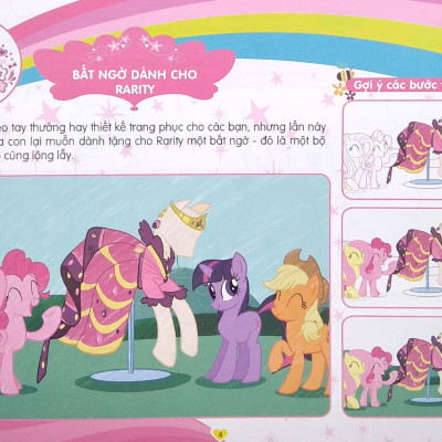 Bộ Sách My Little Pony - Tô Màu Sáng Tạo 4Q (Bộ 4 Cuốn)