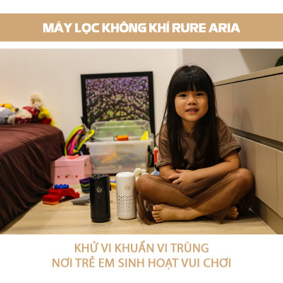 Máy Lọc Không Khí AIR-Q Pure Aria Q58-1 Màu Đen