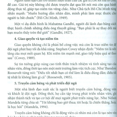 Phát Triển Năng Lực Lãnh Đạo, Quản Lí & Quản Trị Nhà Trường (Sách Chuyên Khảo) 
